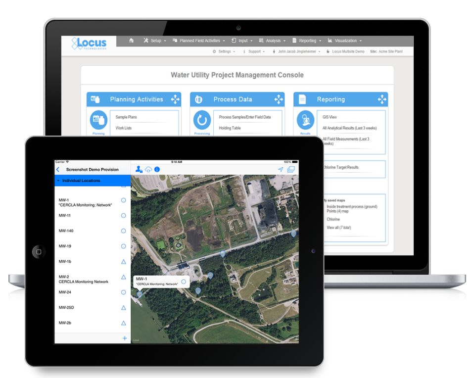 screenshot of Locus EIM